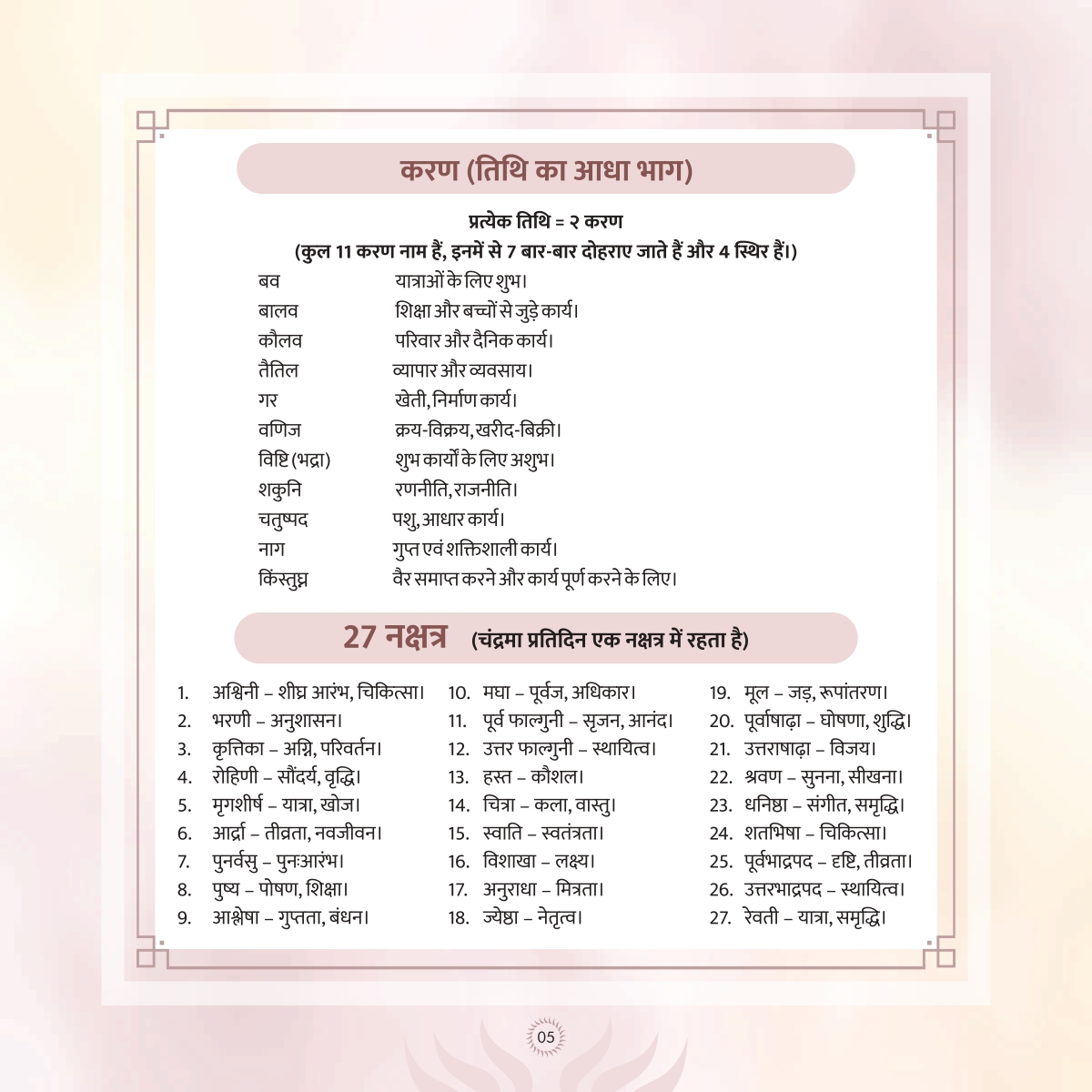 Vikramaditya Vedic Clock Brochure Page 7